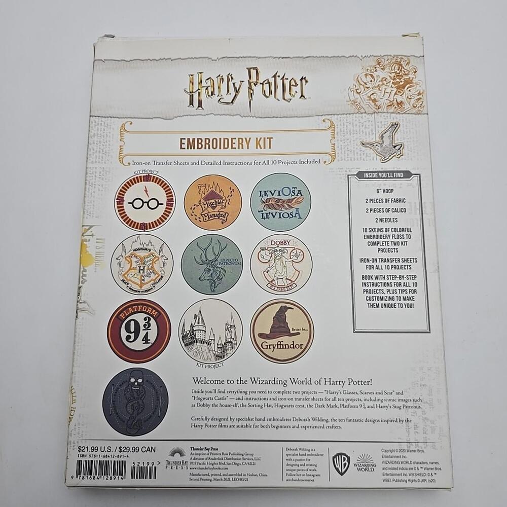 Harry Potter Embroidery (Embroidery Craft) - paperback Wilding, Deborah - Picture 5 of 14